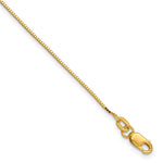 Gold (10K & 14K) Box Chain Bracelet - 14k Yellow Gold / 7 in / 0.9 mm, Lobster