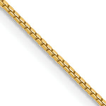 Gold (10K & 14K) Box Chain - 14k Yellow Gold / 14 in / 0.9 mm, Lobster