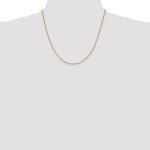 Gold (10K & 14K) Box Chain - 14k Yellow Gold / 24 in / 0.95 mm
