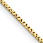 Gold (10K & 14K) Box Chain - 14k Yellow Gold / 14 in / 0.95 mm