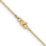 Gold (10K & 14K) Box Chain - 14k Yellow Gold / 14 in / 1 mm