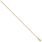 Gold (10K & 14K) Box Chain Bracelet - 14k Yellow Gold / 7 in / 1 mm