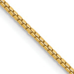 Gold (10K & 14K) Box Chain - 14k Yellow Gold / 14 in / 1 mm