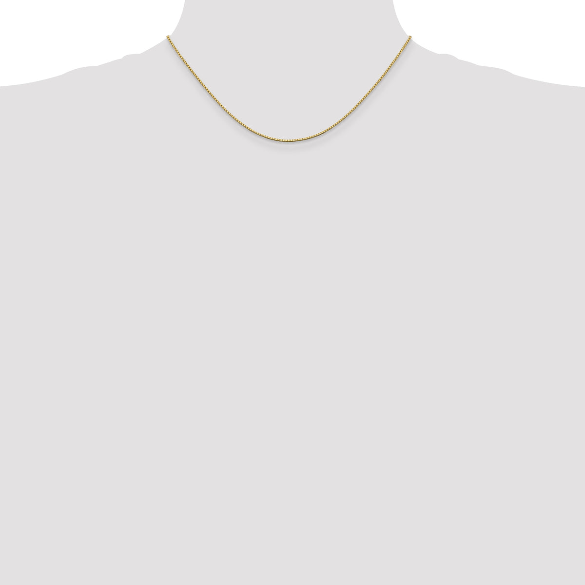 Gold (10K & 14K) Box Chain - 14k Yellow Gold / 16 in / 1.05 mm