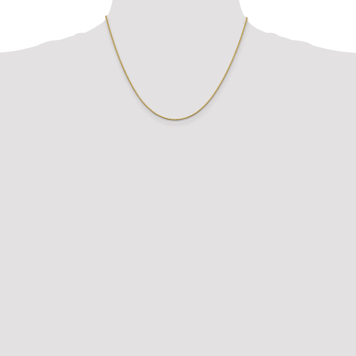Gold (10K & 14K) Box Chain - 14k Yellow Gold / 18 in / 1.05 mm
