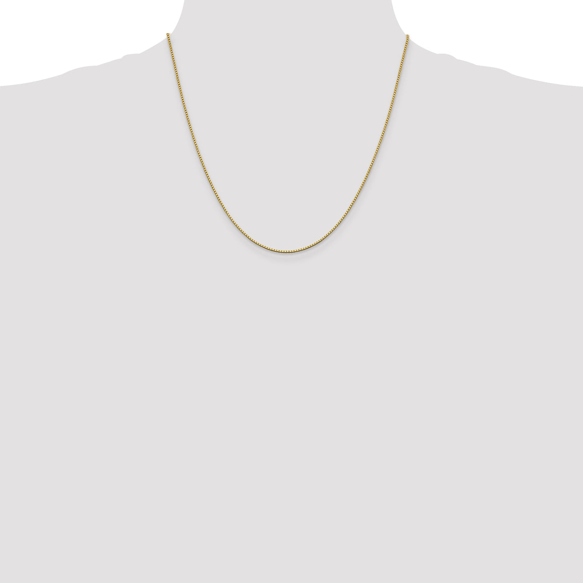 Gold (10K & 14K) Box Chain - 14k Yellow Gold / 20 in / 1.05 mm