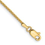 Gold (10K & 14K) Box Chain Bracelet - 14k Yellow Gold / 7 in / 1.05 mm