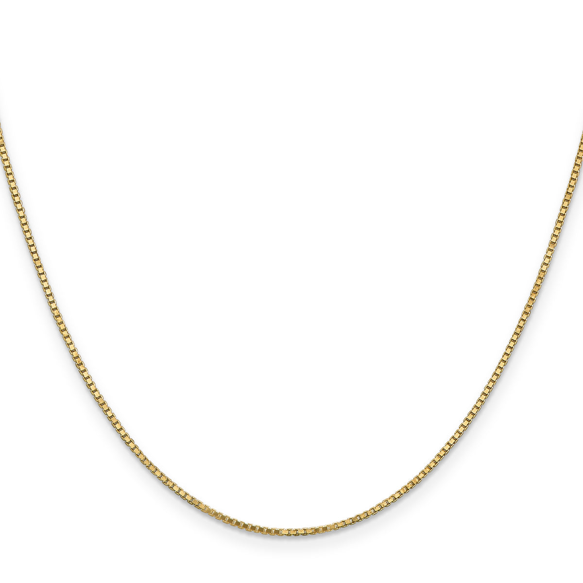 Gold (10K & 14K) Box Chain - 14k Yellow Gold / 16 in / 1.1 mm