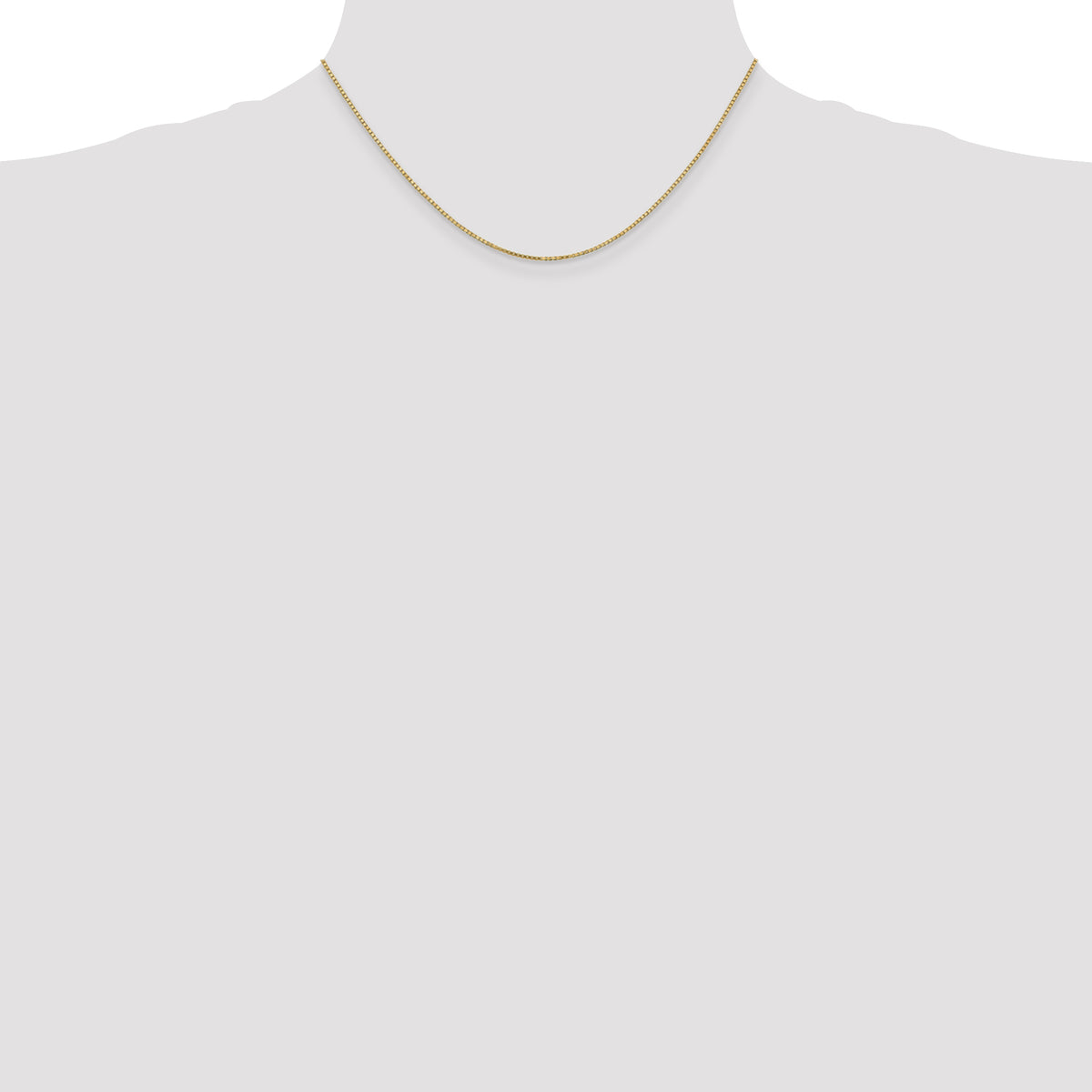 Gold (10K & 14K) Box Chain - 14k Yellow Gold / 16 in / 1.1 mm
