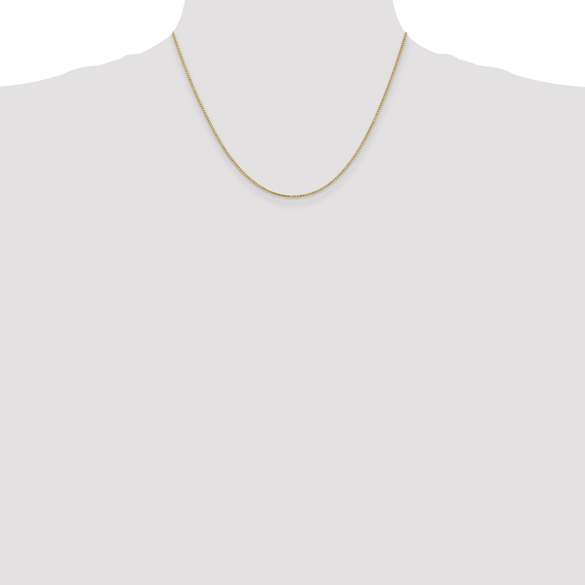 Gold (10K & 14K) Box Chain - 14k Yellow Gold / 18 in / 1.1 mm