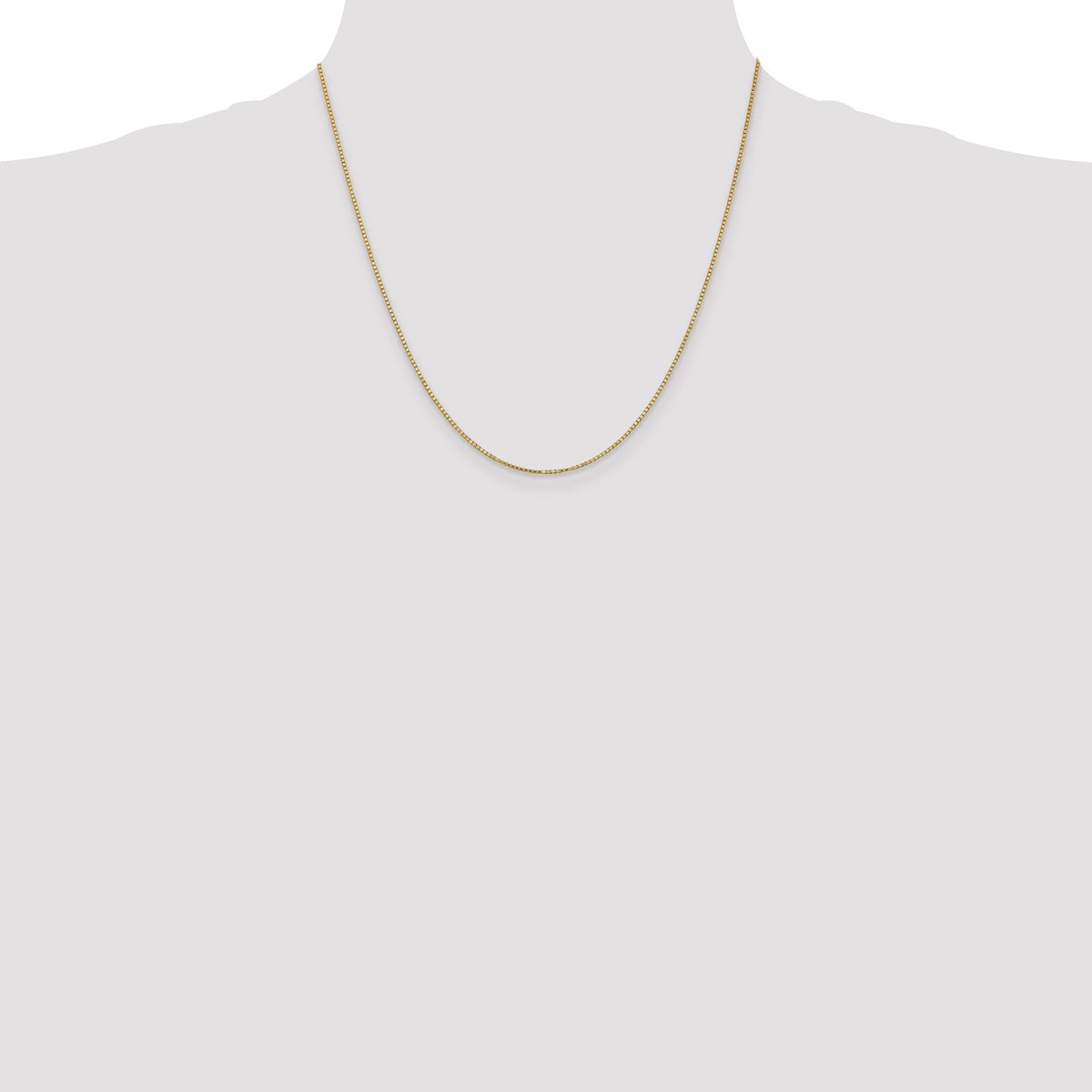Gold (10K & 14K) Box Chain - 14k Yellow Gold / 20 in / 1.1 mm