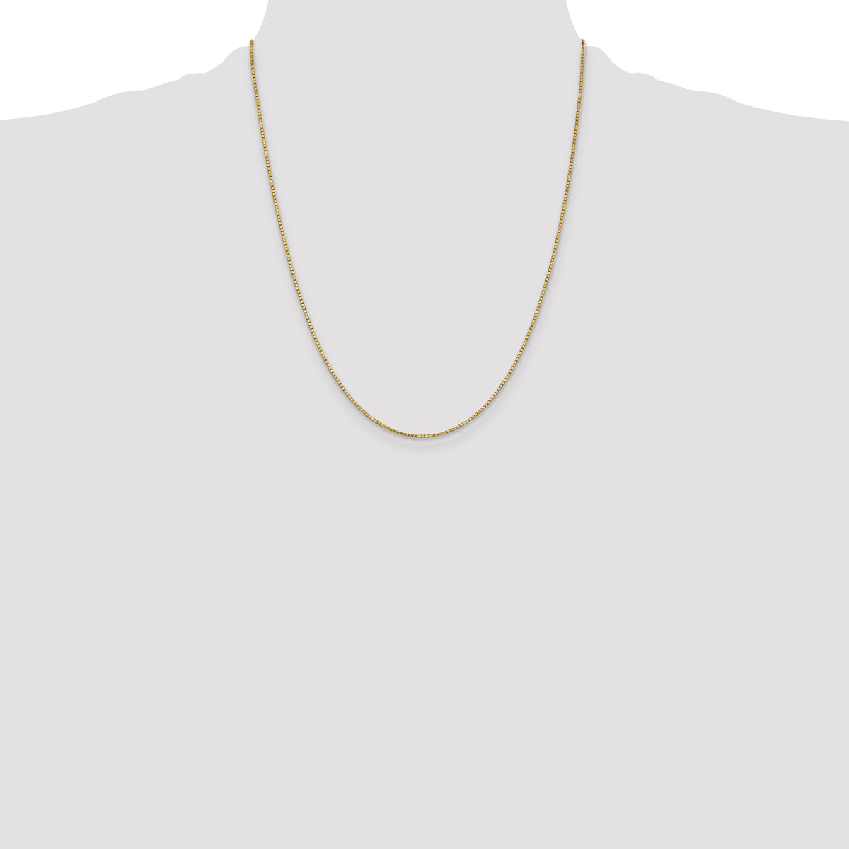 Gold (10K & 14K) Box Chain - 14k Yellow Gold / 22 in / 1.1 mm