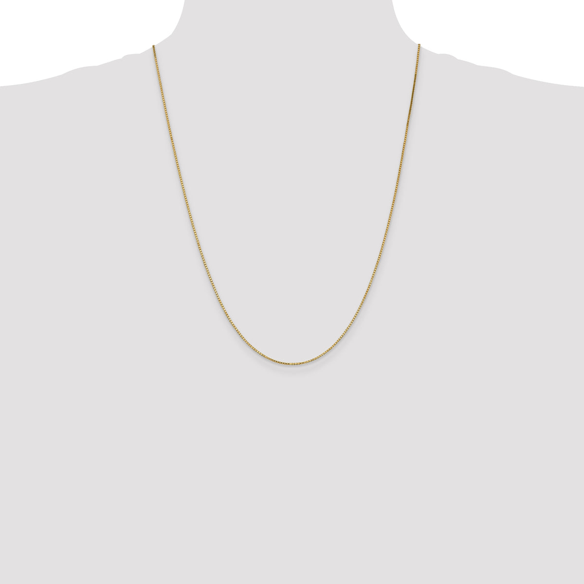 Gold (10K & 14K) Box Chain - 14k Yellow Gold / 24 in / 1.1 mm