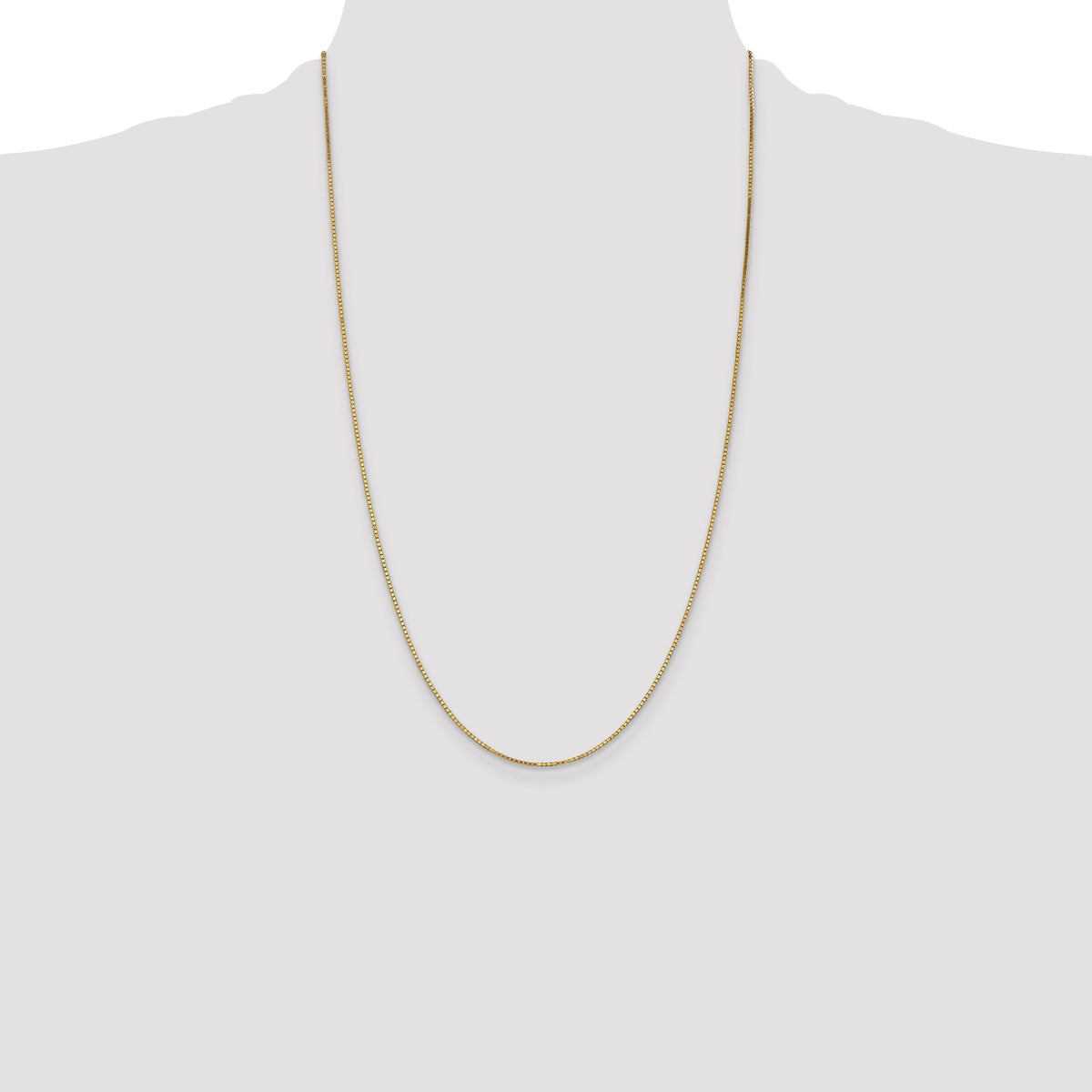 Gold (10K & 14K) Box Chain - 14k Yellow Gold / 26 in / 1.1 mm