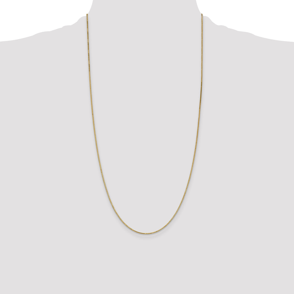 Gold (10K & 14K) Box Chain - 14k Yellow Gold / 28 in / 1.1 mm