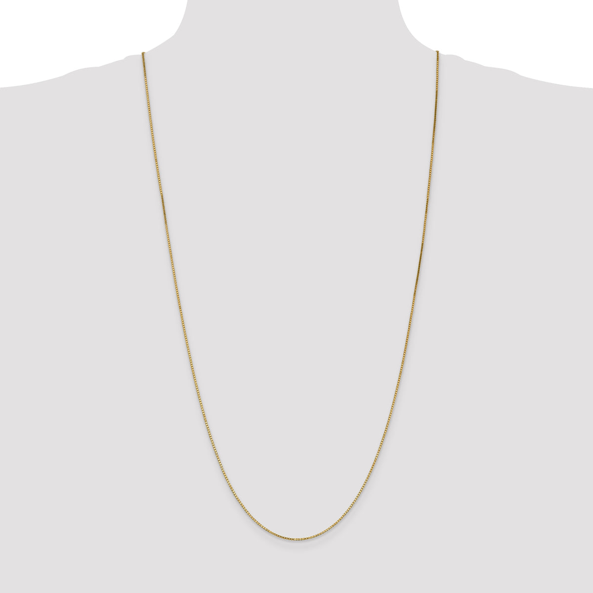 Gold (10K & 14K) Box Chain - 14k Yellow Gold / 30 in / 1.1 mm
