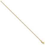 Gold (10K & 14K) Box Chain Bracelet - 14k Yellow Gold / 7 in / 1.1 mm