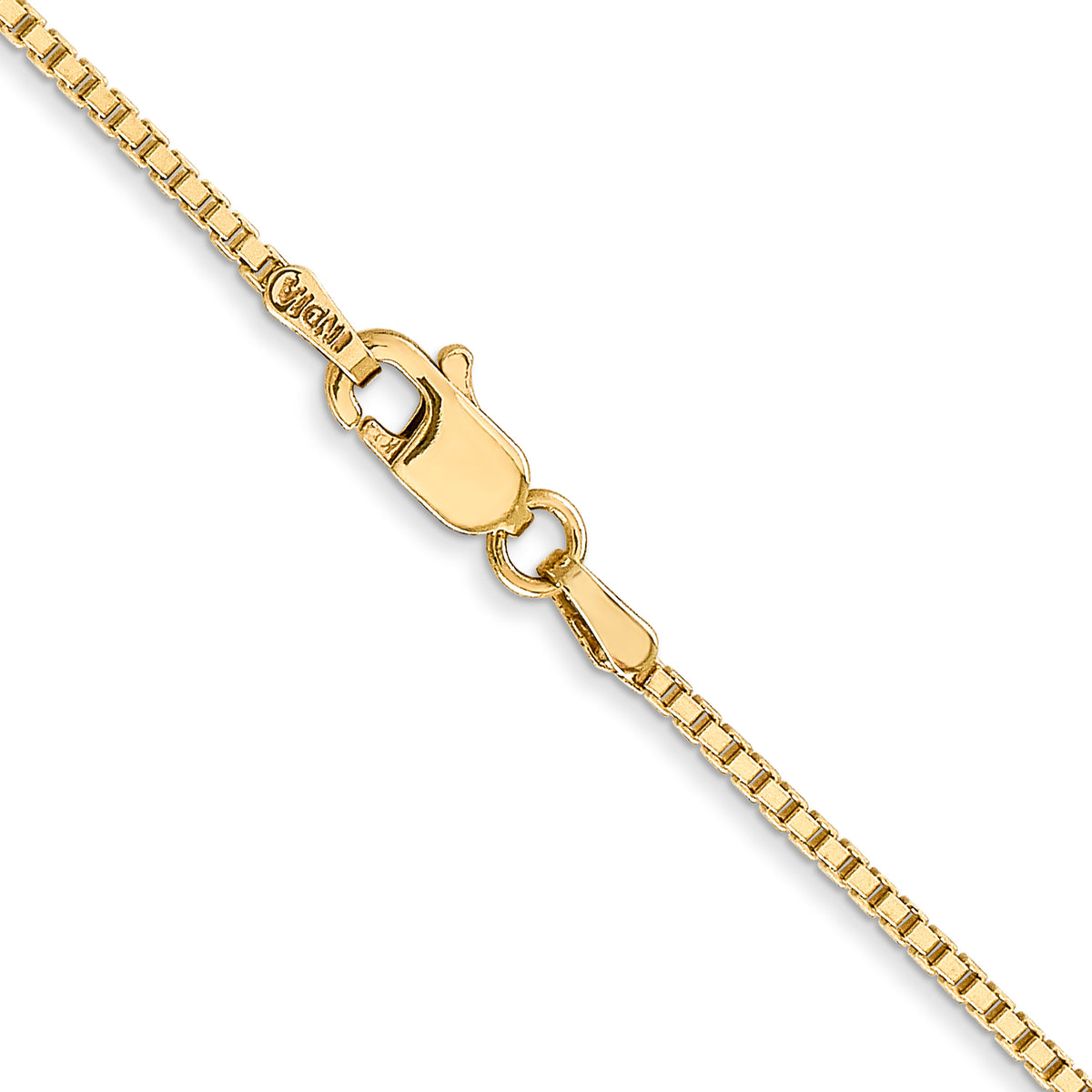 Gold (10K & 14K) Box Chain - 14k Yellow Gold / 16 in / 1.3 mm