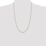 Gold (10K & 14K) Box Chain - 14k Yellow Gold / 26 in / 1.3 mm