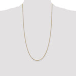 Gold (10K & 14K) Box Chain - 14k Yellow Gold / 28 in / 1.3 mm
