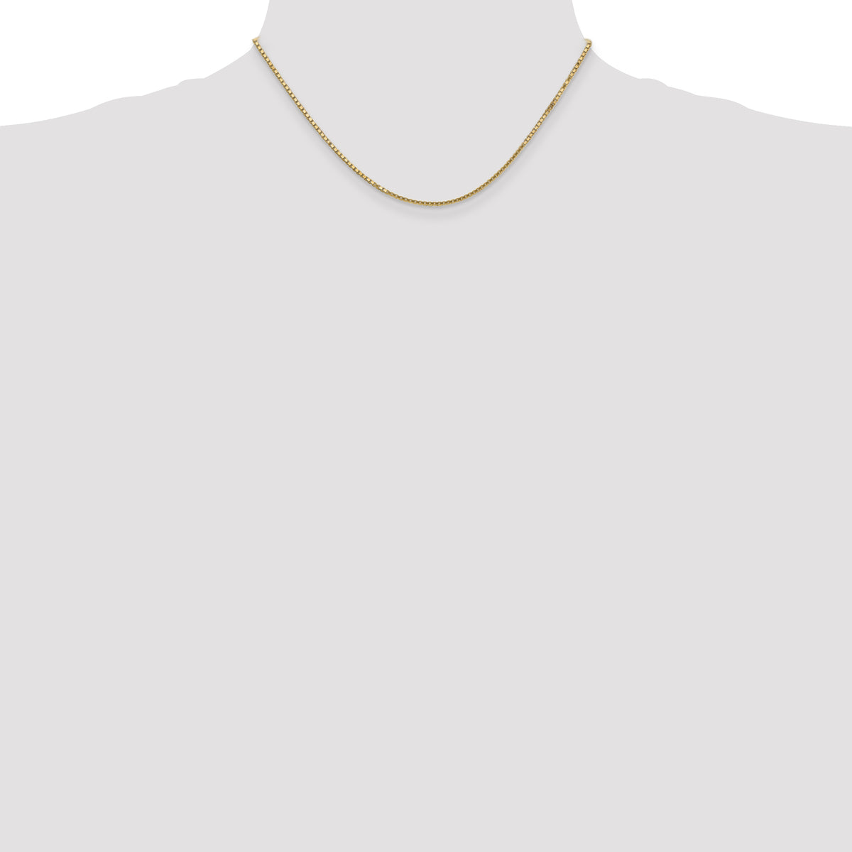 Gold (10K & 14K) Box Chain - 14k Yellow Gold / 16 in / 1.5 mm