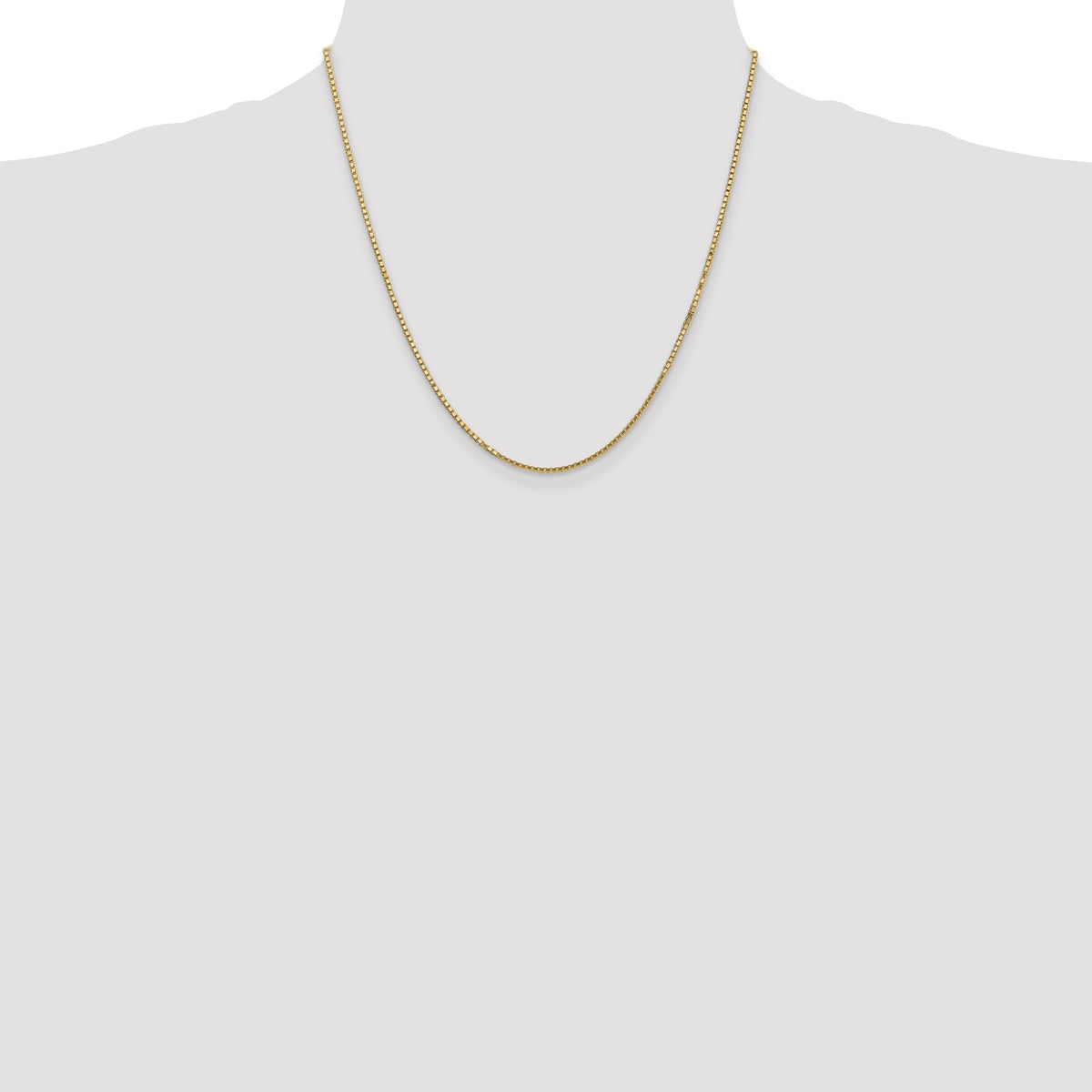 Gold (10K & 14K) Box Chain - 14k Yellow Gold / 20 in / 1.5 mm