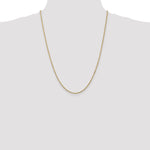 Gold (10K & 14K) Box Chain - 14k Yellow Gold / 24 in / 1.5 mm