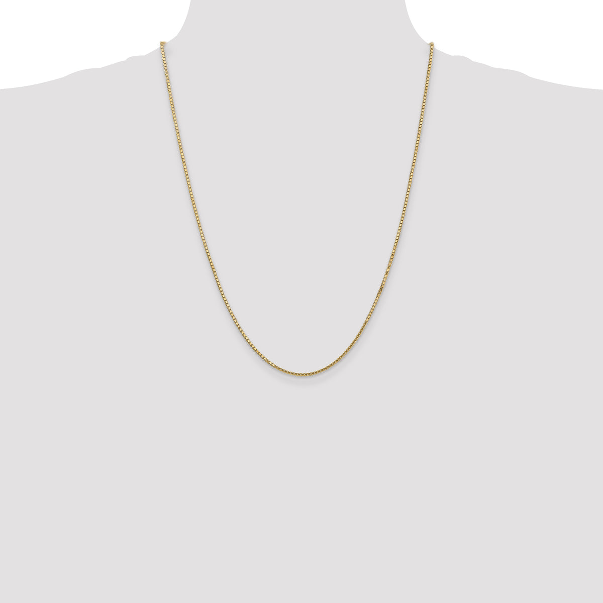 Gold (10K & 14K) Box Chain - 14k Yellow Gold / 24 in / 1.5 mm