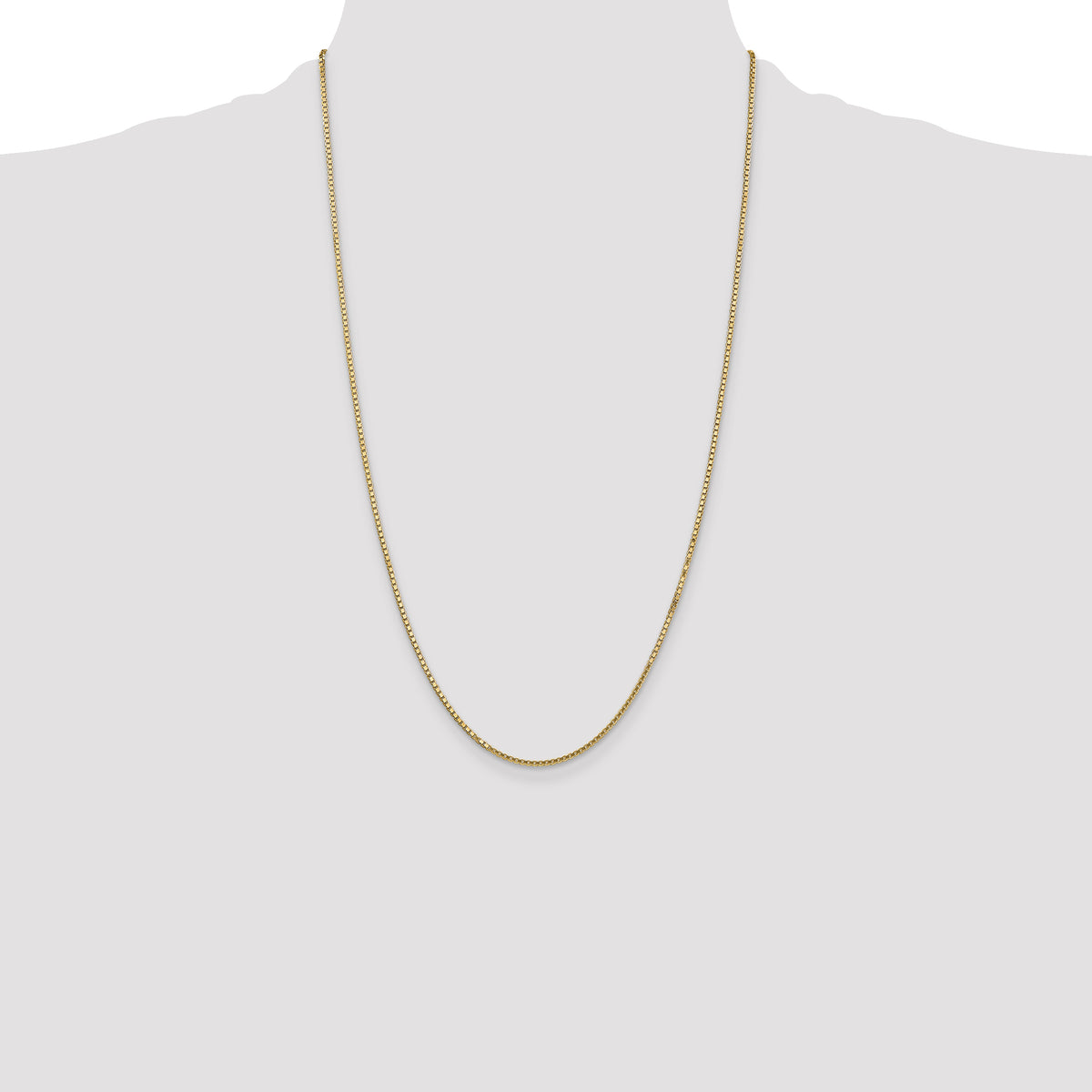 Gold (10K & 14K) Box Chain - 14k Yellow Gold / 26 in / 1.5 mm