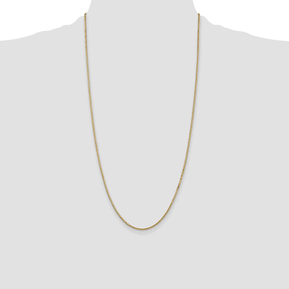 Gold (10K & 14K) Box Chain - 14k Yellow Gold / 28 in / 1.5 mm