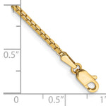 Gold (10K & 14K) Box Chain Bracelet - 14k Yellow Gold / 7 in / 1.5 mm