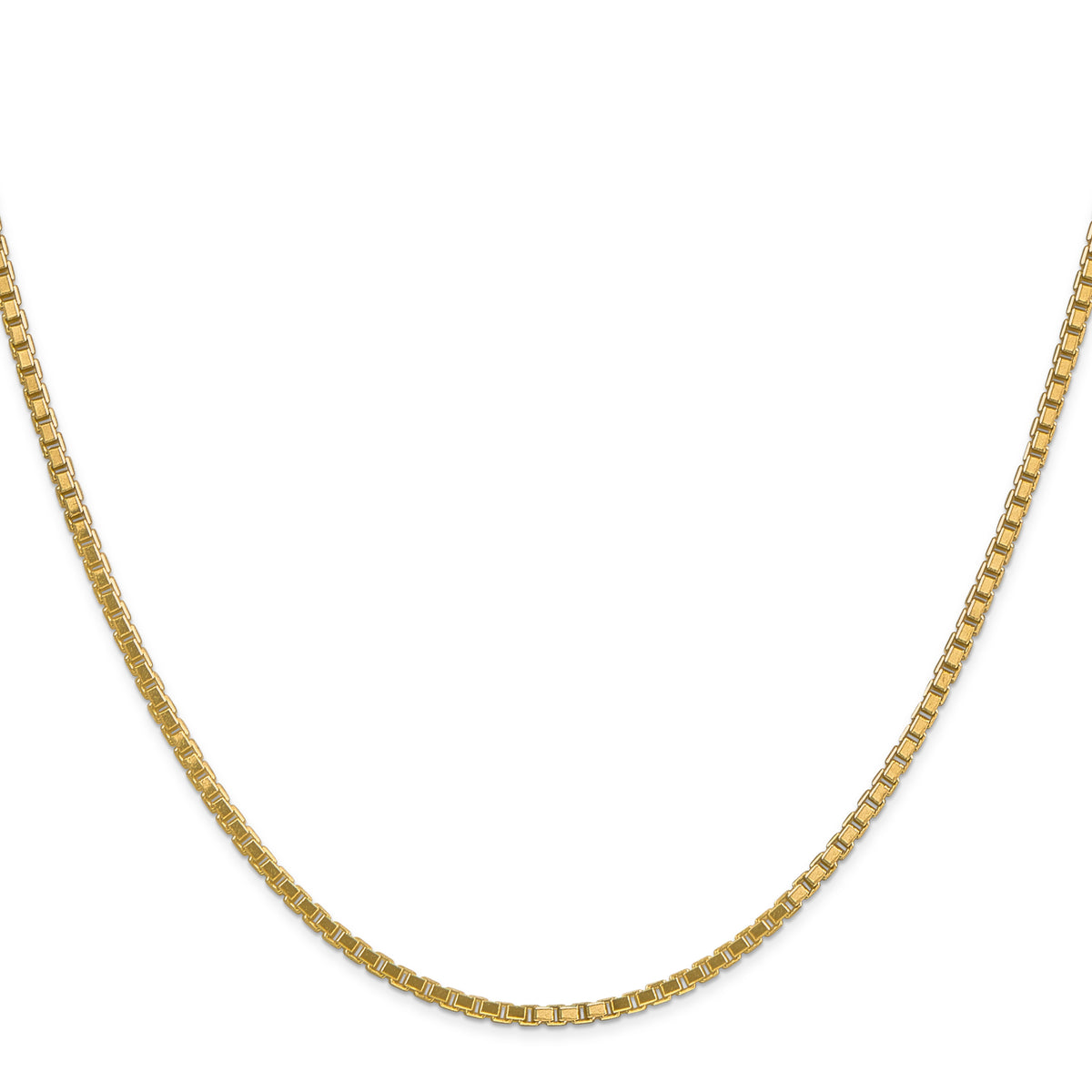 Gold (10K & 14K) Box Chain - 14k Yellow Gold / 16 in / 1.9 mm