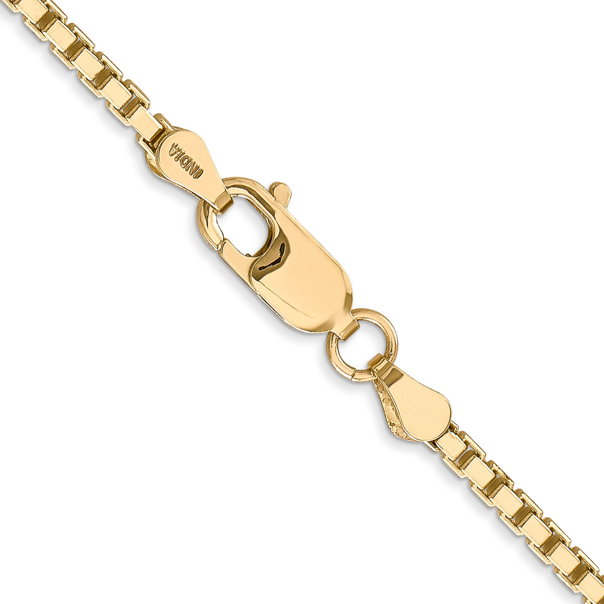 Gold (10K & 14K) Box Chain - 14k Yellow Gold / 18 in / 2.5 mm