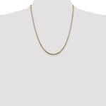 Gold (10K & 14K) Box Chain - 14k Yellow Gold / 22 in / 2.5 mm