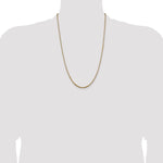 Gold (10K & 14K) Box Chain - 14k Yellow Gold / 24 in / 2.5 mm