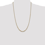 Gold (10K & 14K) Box Chain - 14k Yellow Gold / 26 in / 2.5 mm