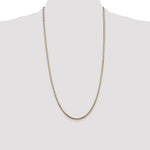 Gold (10K & 14K) Box Chain - 14k Yellow Gold / 28 in / 2.5 mm