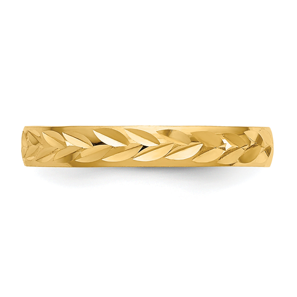 Gold Polished Toe Ring - 14k Yellow Gold