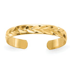 Gold Polished Toe Ring - 14k Yellow Gold