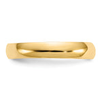 High Polished 2.5mm Band Toe Ring - 14k Yellow Gold