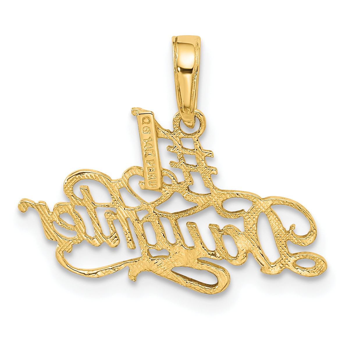 14k 1 DAUGHTER Pendant