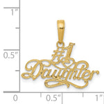 14k 1 DAUGHTER Pendant