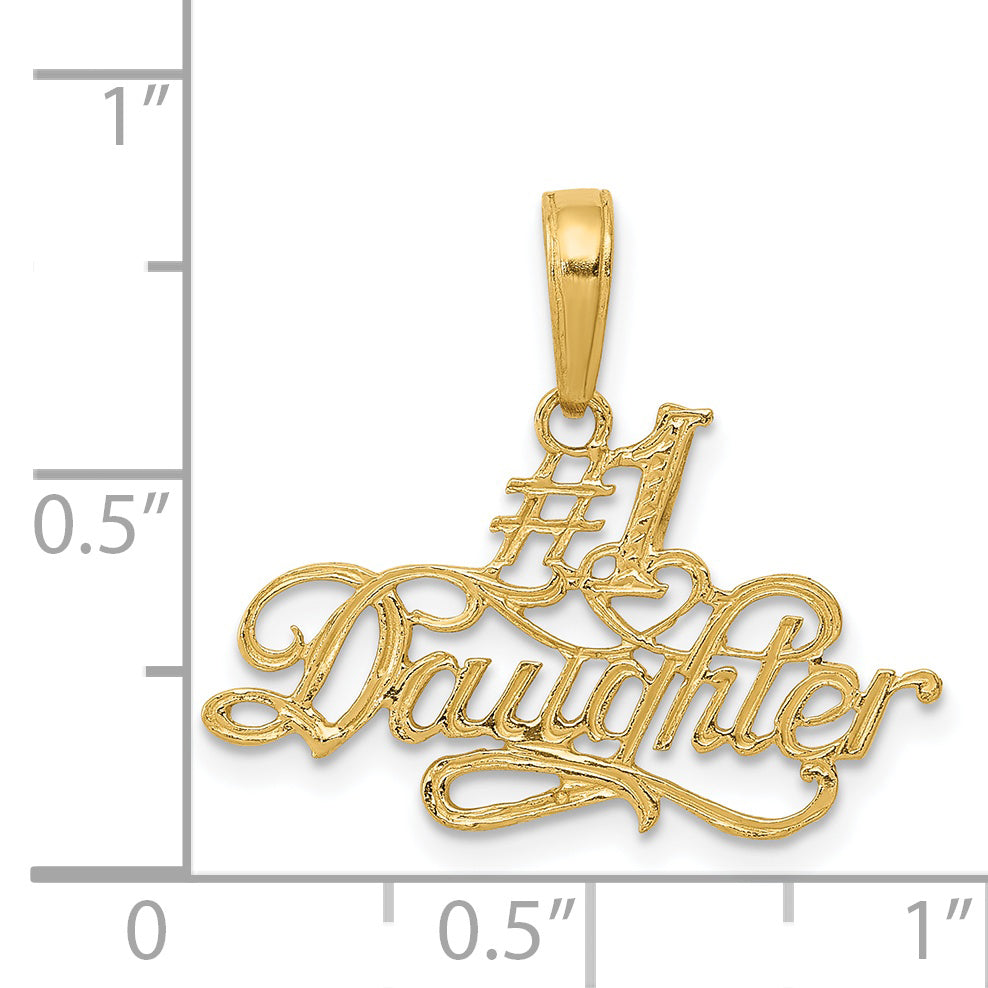 14k 1 DAUGHTER Pendant