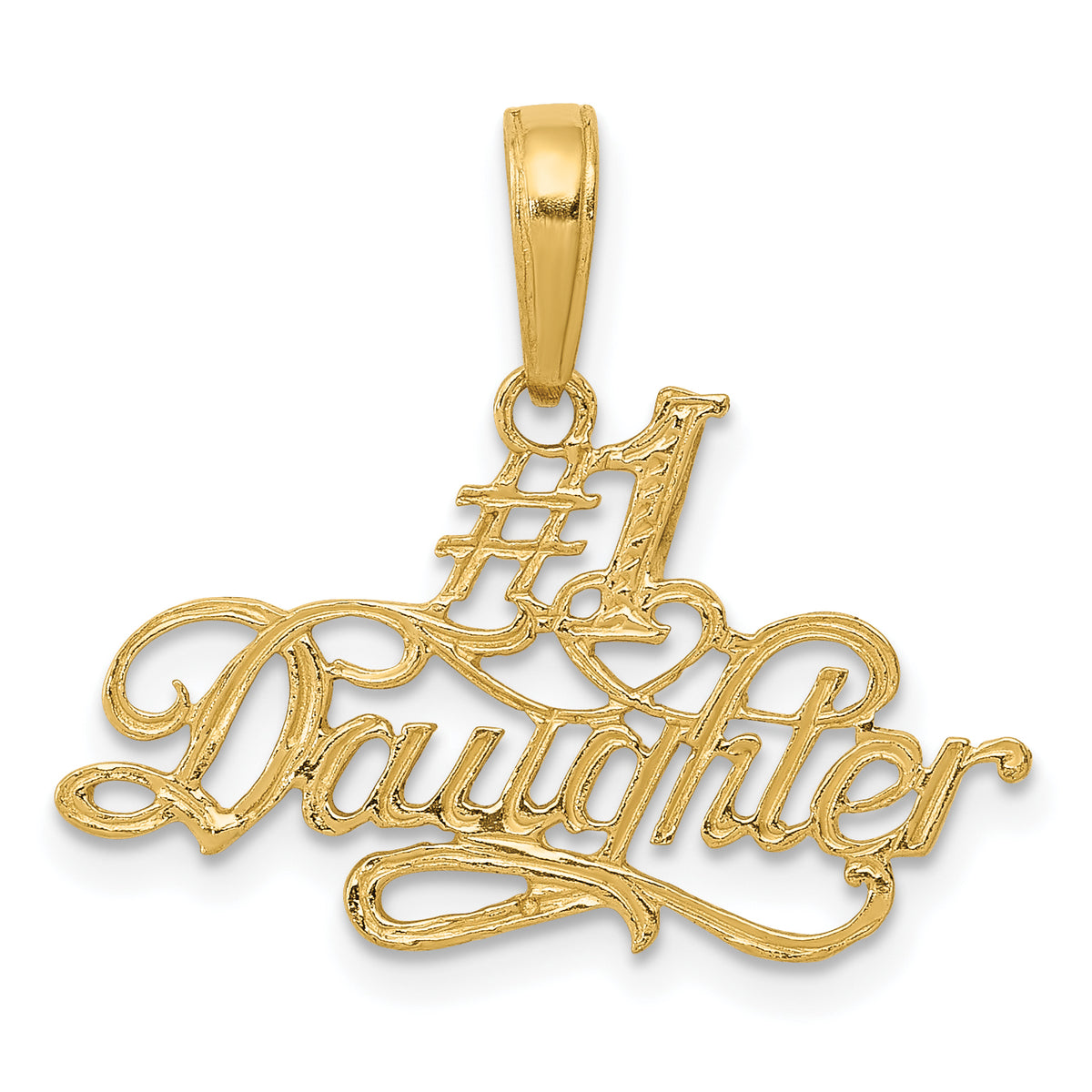14k 1 DAUGHTER Pendant