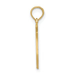 14k POLICE Badge with Engravable Area Pendant