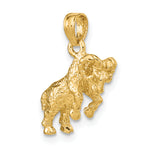 Gold 3D Zodiac Charm - Aries
