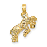 Gold 3D Zodiac Charm - Aries