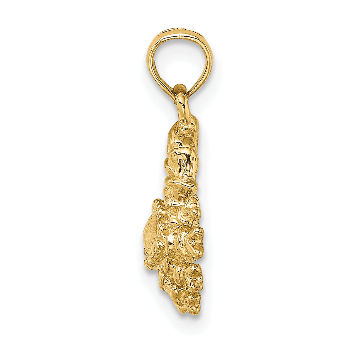 Gold 3D Zodiac Charm - Cancer