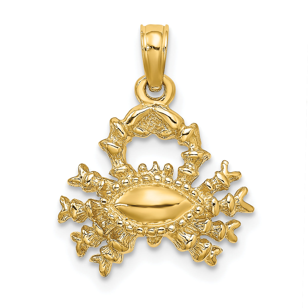 Gold 3D Zodiac Charm - Cancer