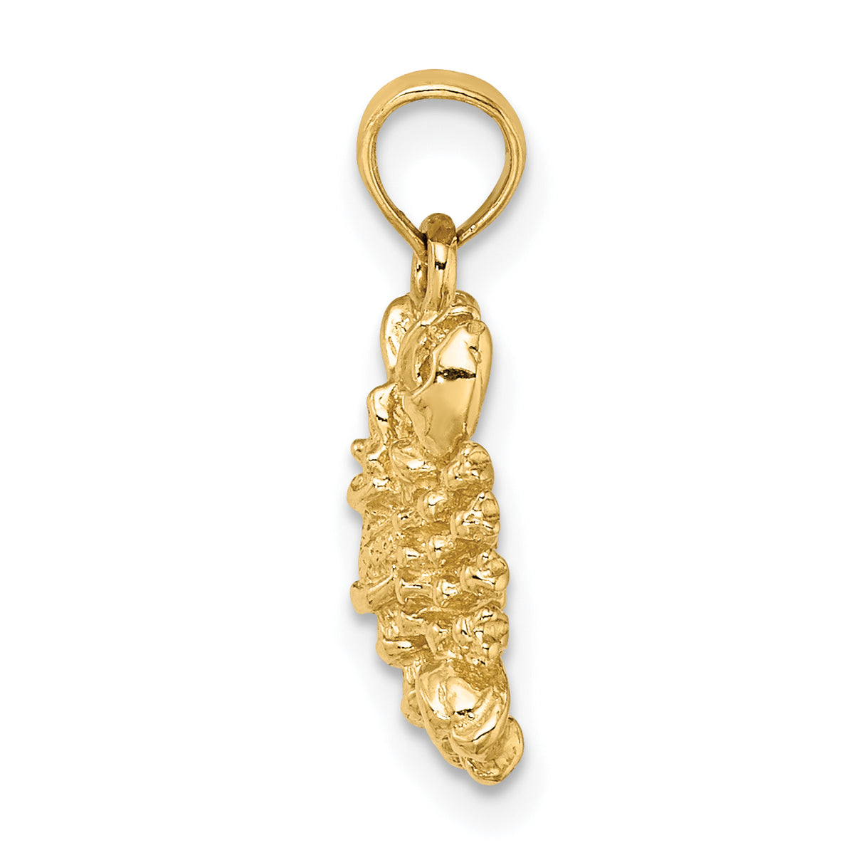 Gold 3D Zodiac Charm - Scorpio